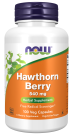Hawthorn Berry 540 mg - 100 Veg Capsules Bottle Front