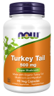 Turkey Tail 500 mg - 90 Veg Capsules Bottle Front