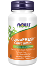 CurcuFRESH™ Curcumin - 60 Veg Capsules Bottle Front