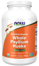 Whole Psyllium Husks, Organic - 12 oz. Bottle Front