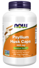 Psyllium Husk 500 mg - 200 Veg Capsules Bottle Front