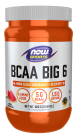 BCAA Big 6, Watermelon Flavor - 600 g Bottle Front