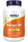 Borage Oil 1000 mg - 120 Softgels Bottle Front