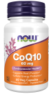 CoQ10 60 mg - 60 Veg Capsules Bottle Front