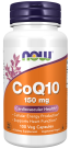 CoQ10 150 mg - 100 Veg Capsules Bottle Front 