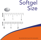 Vitamin A & D 10,000/400 IU - 100 Softgels Size Chart 