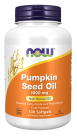 Pumpkin Seed Oil 1000 mg - 100 Softgels Bottles Front