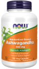 Ashwagandha 450 mg - 180 Veg Capsules Bottle Front