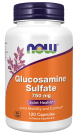 Glucosamine Sulfate 750 mg - 120 Veg Capsules Bottle Front