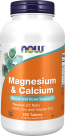 Magnesium & Calcium - 250 Tablets Bottle Front