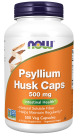 Psyllium Husk 500 mg - 500 Veg Capsules Bottle Front