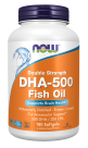 DHA-500, Double Strength - 180 Softgels Bottle Front