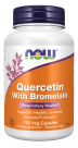 Quercetin with Bromelain - 120 Veg Capsules Bottle Front