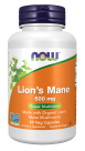 Lion's Mane, Organic 500 mg - 60 Veg Capsules Bottle Front