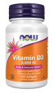 Vitamin D-3 2000 IU - 120 Softgels Bottle Front