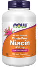 Niacin 500 mg, Double Strength Flush-Free - 180 Veg Capsules Bottle