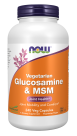 Glucosamine & MSM (Vegetarian) - 240 Veg Capsules Bottle