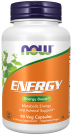 Energy - 90 Veg Capsules Bottle Front