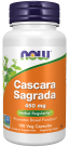 Cascara Sagrada 450 mg - 100 Veg Capsules Bottle Front