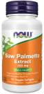  Saw Palmetto Extract 320 mg - 90 Veggie Softgels Bottle Front