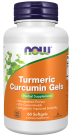 Turmeric Curcumin Gels - 60 Softgels Bottle Front