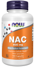 NAC 600 mg - 100 Veg Capsules Bottle Front