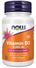 Vitamin D-3 2000 IU - 240 Softgels Bottle Front