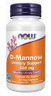 D-Mannose 500 mg 60 Veg Capsules Bottle Front