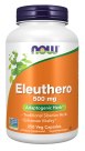 Eleuthero 500 mg - 250 Veg Capsules Bottle Front