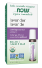 Lavender Essential Oil Blend, Organic Roll-On - 10 mL Box Front