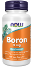 Boron 3 mg - 100 Veg Capsules Bottle Front