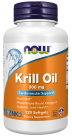 Krill Oil 500 mg - 120 Softgels Bottle Front
