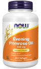 Evening Primrose Oil 500 mg - 250 Softgels Bottle Front