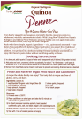 Quinoa Penne, Organic - 8 oz. Box Back
