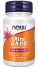 Ultra A & D-3 25,000/1,000 - 100 Softgels Bottle Front