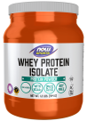 Whey Protein Isolate, Unflavored Powder - 1.2 lb. Bottle front