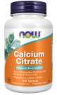 Calcium Citrate - 100 Tablets Bottle Front