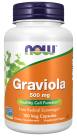 Graviola 500 mg - 100 Veg Capsules Bottle Front