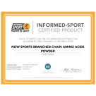Informed-Sport Certified Product NOW Sports Branched Chain Amino Acid Powder