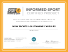 Informed-Sport Certified Product NOW Sports L-Glutamine Capsules