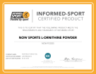 Informed-Sport Certified Product NOW Sports L-Ornithine Powder