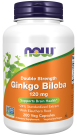 Ginkgo Biloba, Double Strength 120 mg - 200 Veg Capsules