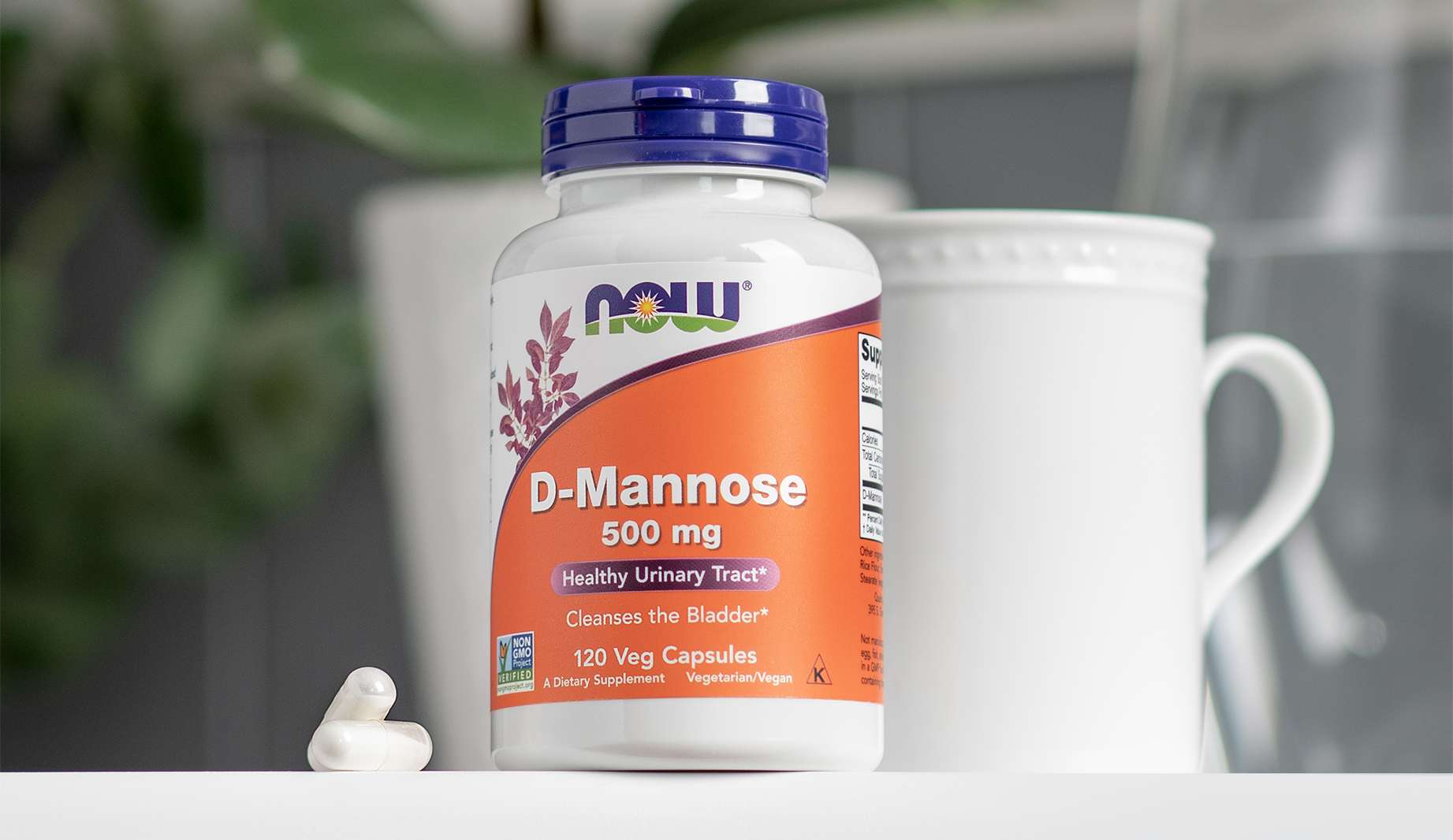 Bottle of NOW D-Mannose 