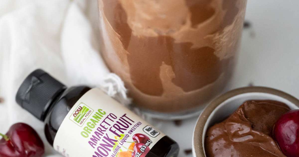 Vegan Double Chocolate Amaretto Milkshake | NOW Foods
