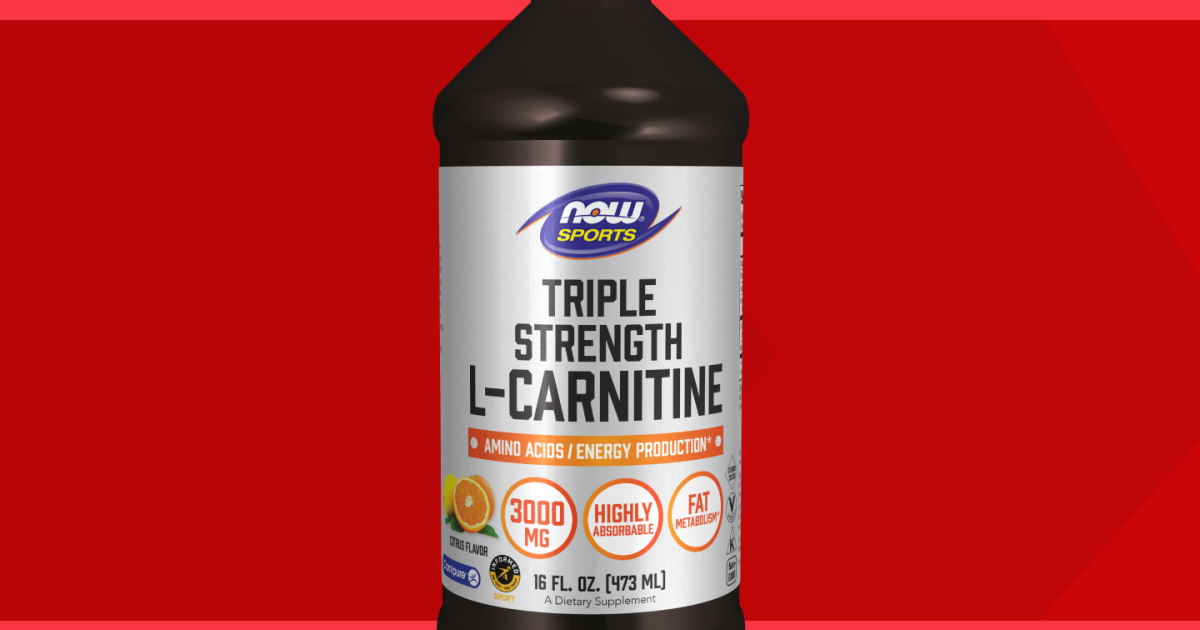 Scientifically Backed Triple Strength LCarnitine NOW Foods