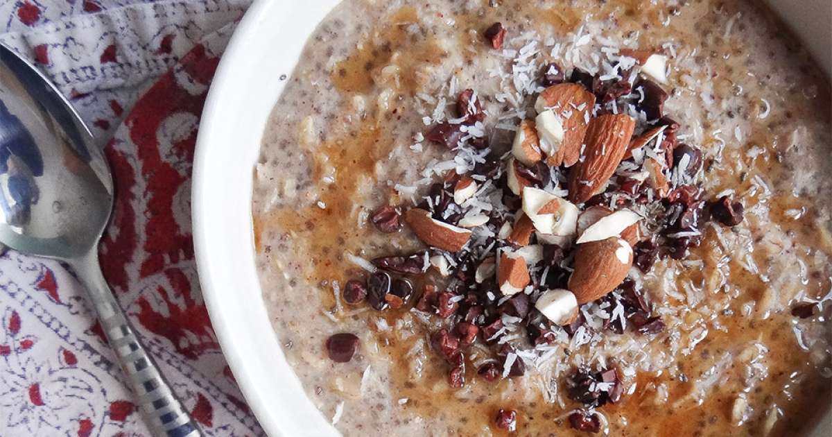 Coconut Cacao Nib Oatmeal Recipe NOW Foods