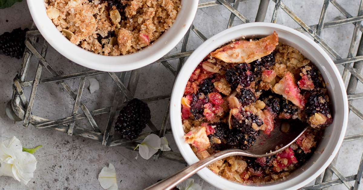 Organic Berry Crumble Recipe No Sugar Added NOW