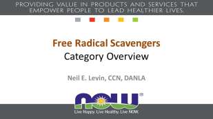 Free Radical Scavenger webinar slideshow cover page