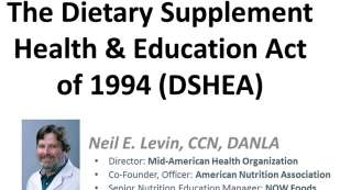 Dietary Supplement Health & Education Act of 1994 (DSHEA)