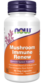 Mushroom Immune Renew - 90 Veg Capsules Bottle Front